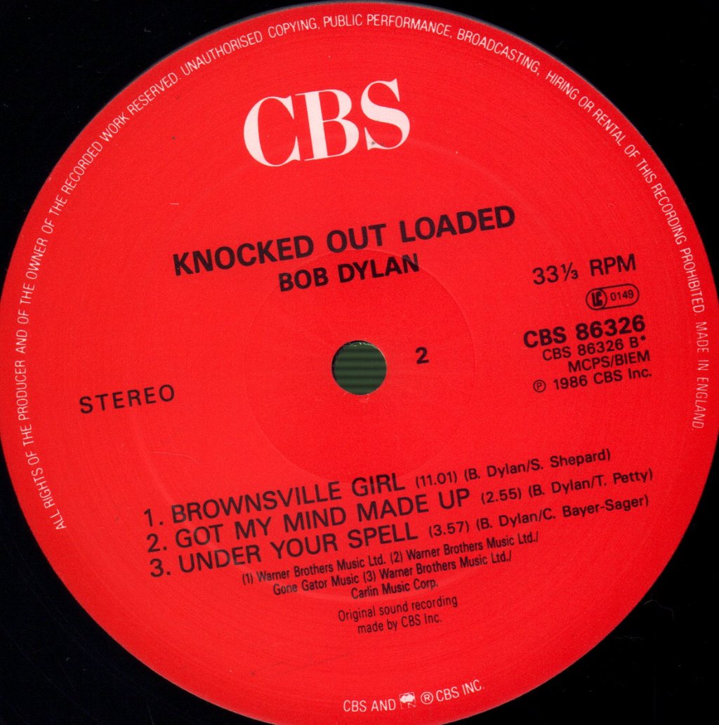 Bob Dylan - Knocked Out Loaded - Lp