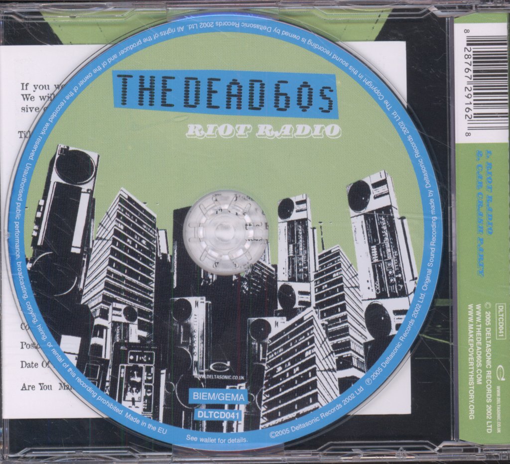 Dead 60s - Riot Radio - Cd