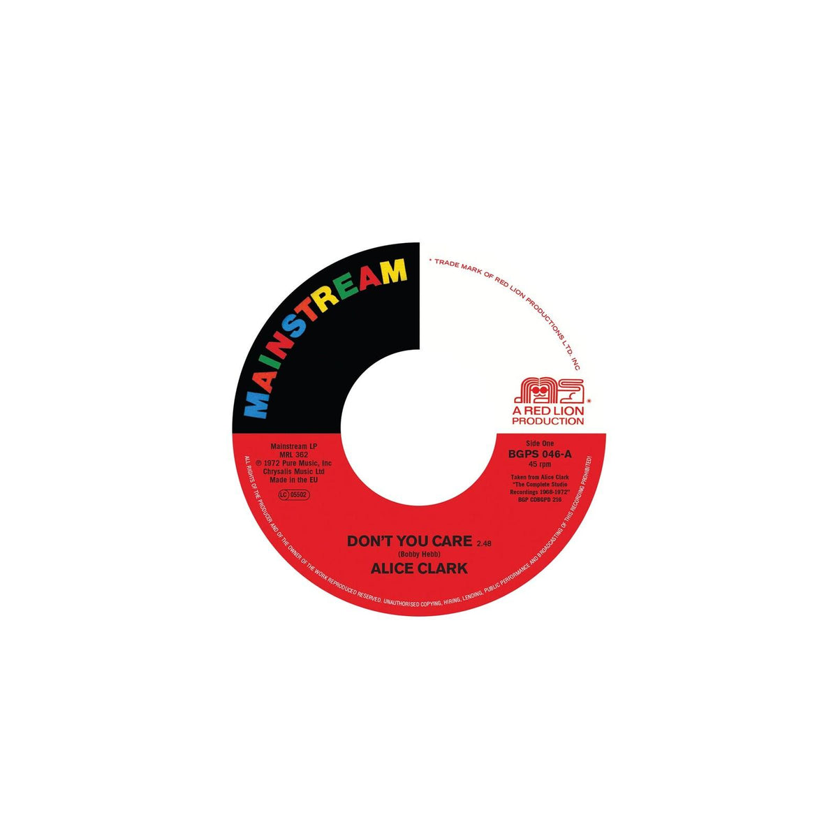 Alice Clark - Dont You Care / Never Did I S - 7 Inch
