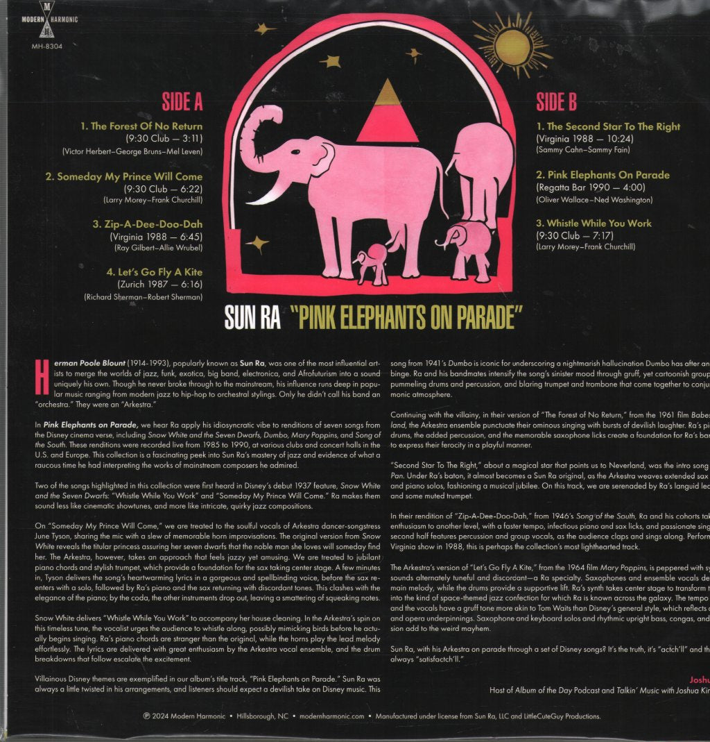 Sun Ra - Pink Elephants On Parade - Lp