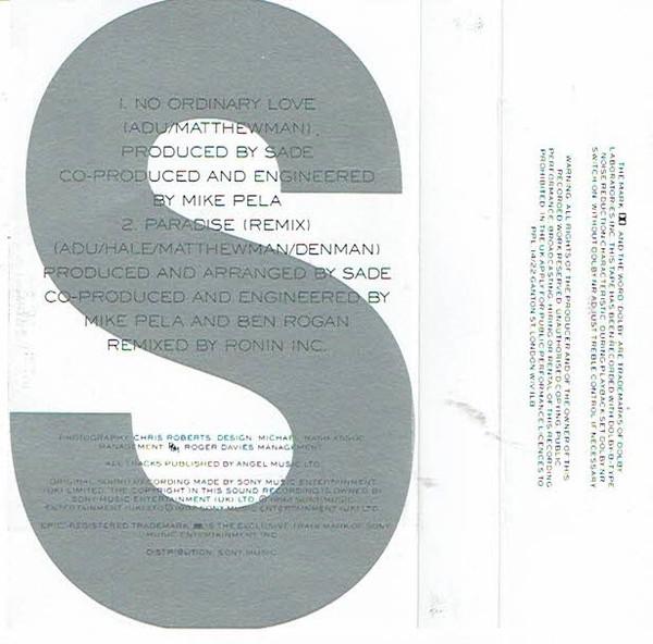Sade - No Ordinary Love - Cassette