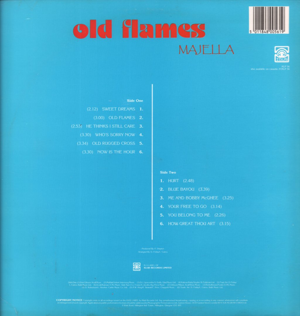 Majella - Old Flames - Lp