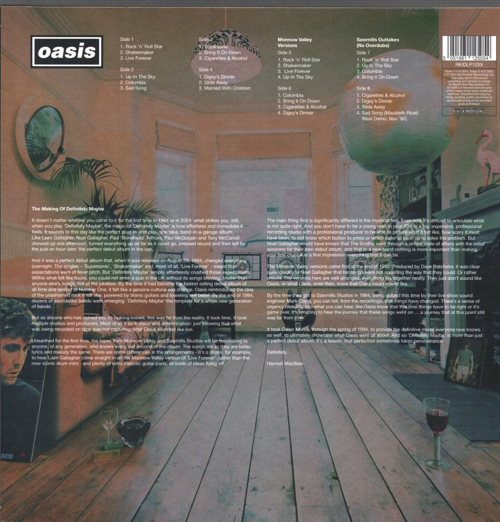 Oasis - Definitely Maybe - Lp Set – Vinyl Tap