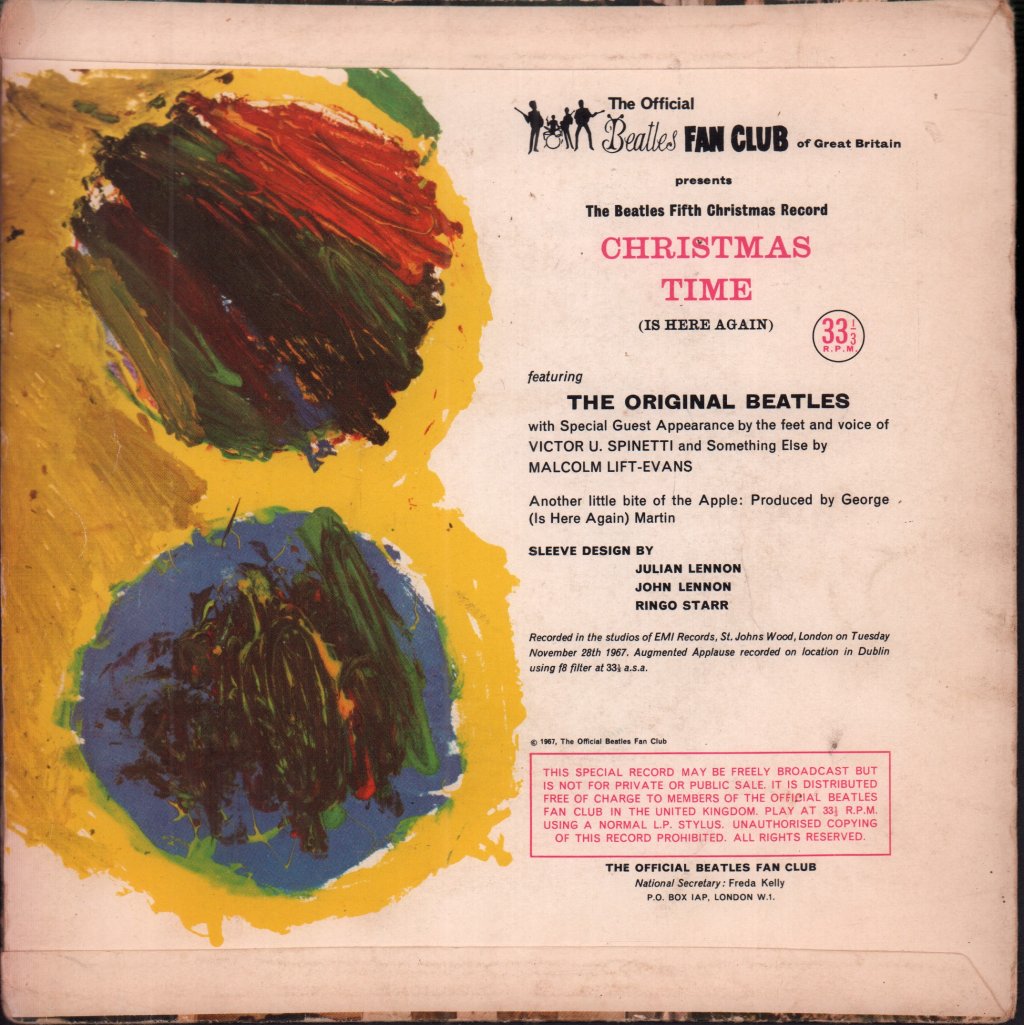 Beatles - Christmas Time 67 - 7 Inch