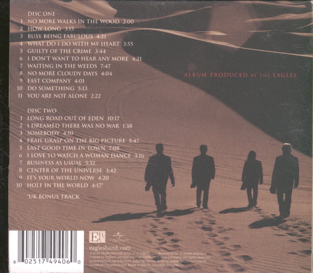 Eagles - Long Road Out Of Eden - Double Cd