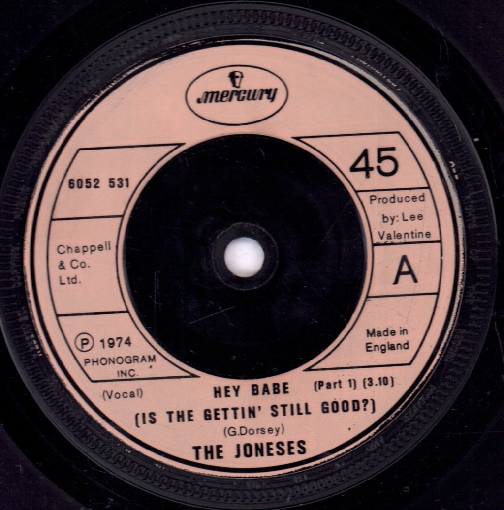 Joneses - Hey Babe - 7 Inch