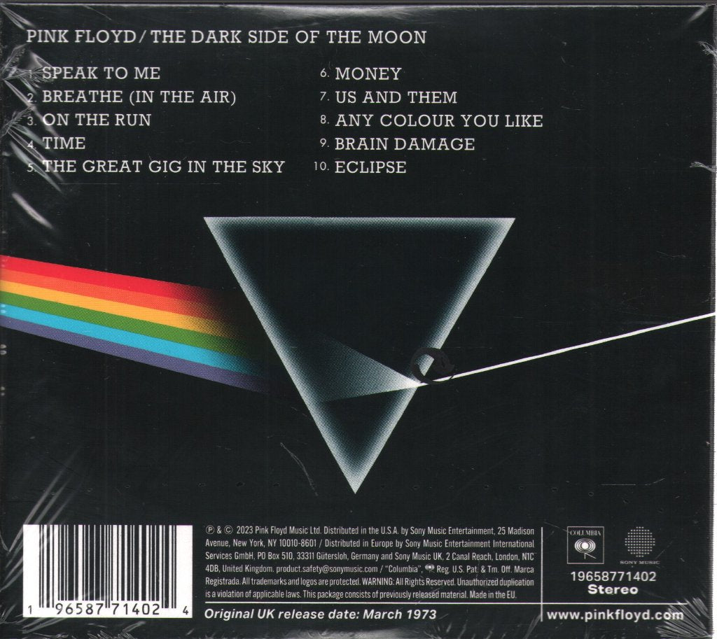 Pink Floyd - Dark Side Of The Moon (50th Anniversary Edition) - Cd