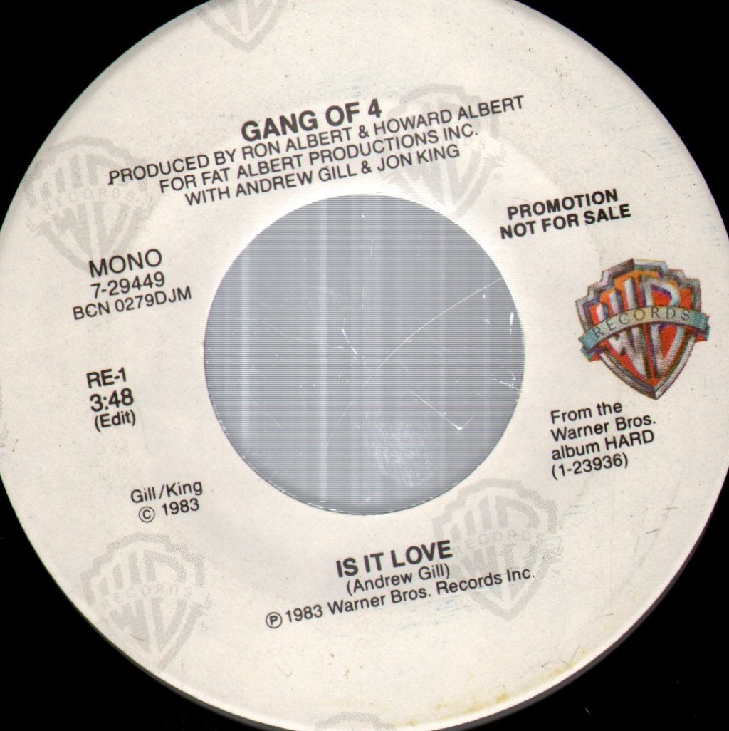 Gang Of Four - Is It Love - 7 Inch