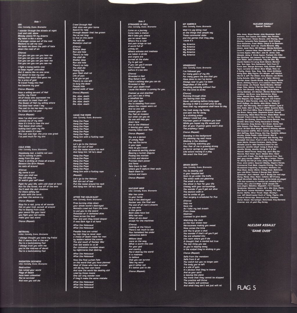 Nuclear Assault - Game Over - Lp