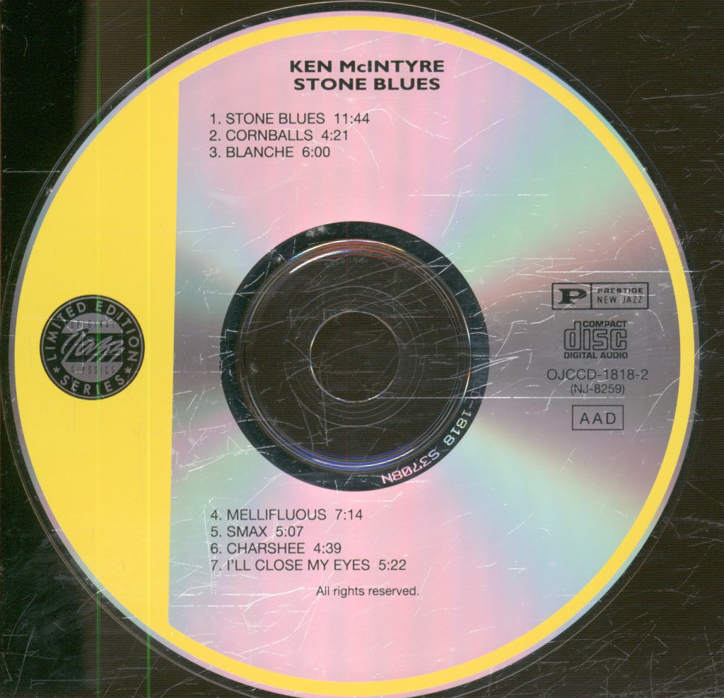 Ken McIntyre - Ken McIntyre Stone Blues - Cd