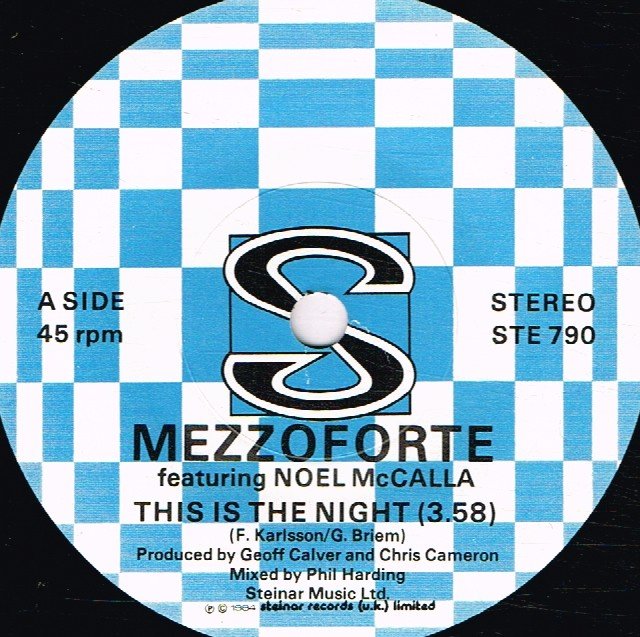 Mezzoforte - This Is The Night - 7 Inch