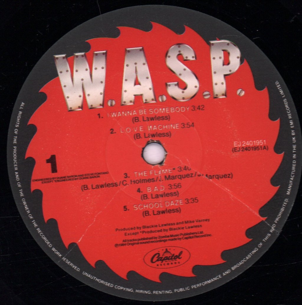 W.A.S.P. - W.A.S.P. - Lp