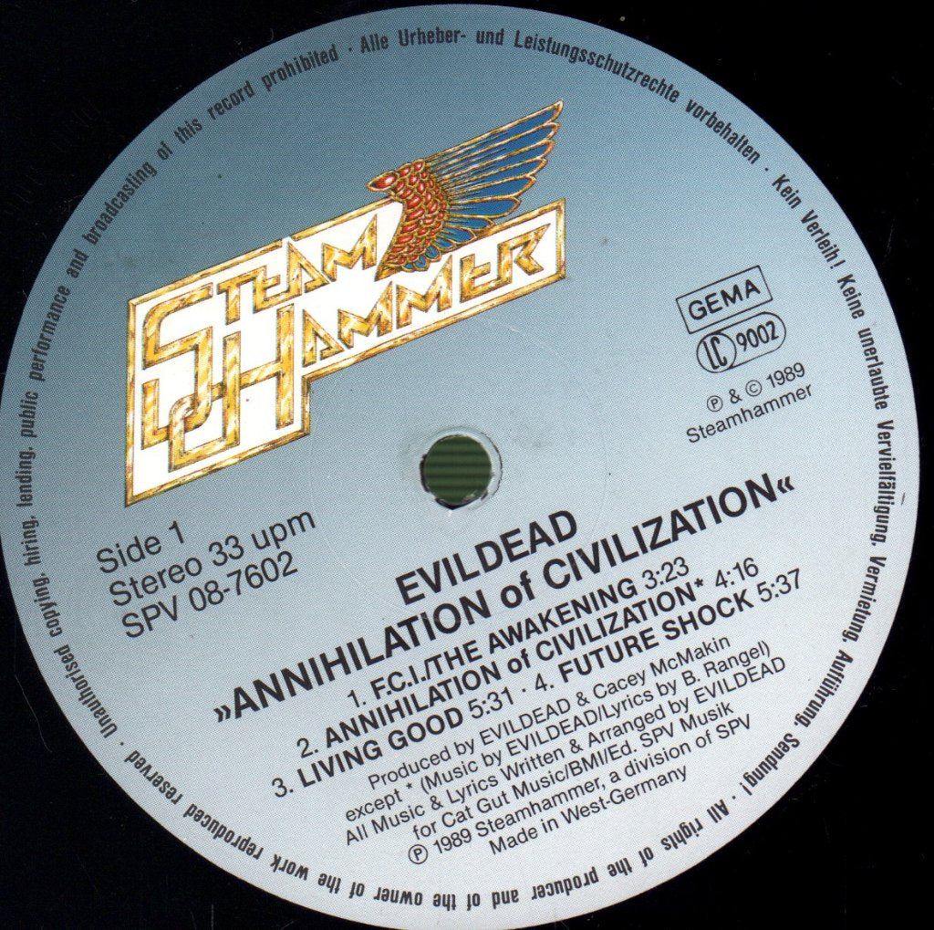 Evildead - Annihilation Of Civilization - Lp