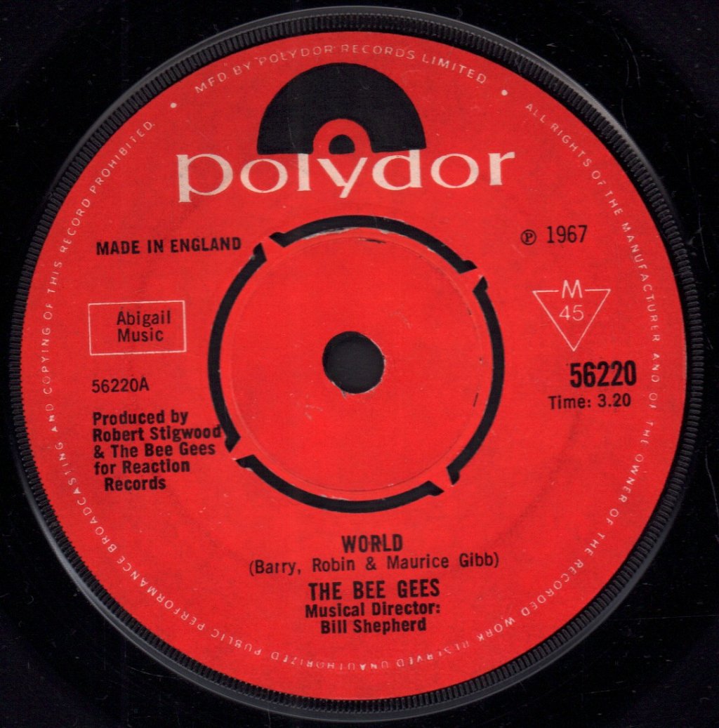Bee Gees - World - 7 Inch