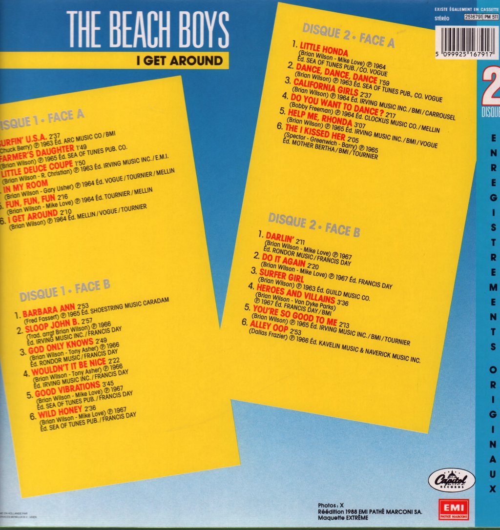 Beach Boys - I Get Around - Double Lp