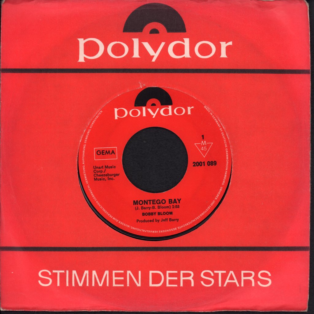 Bobby Bloom - Montego Bay - 7 Inch