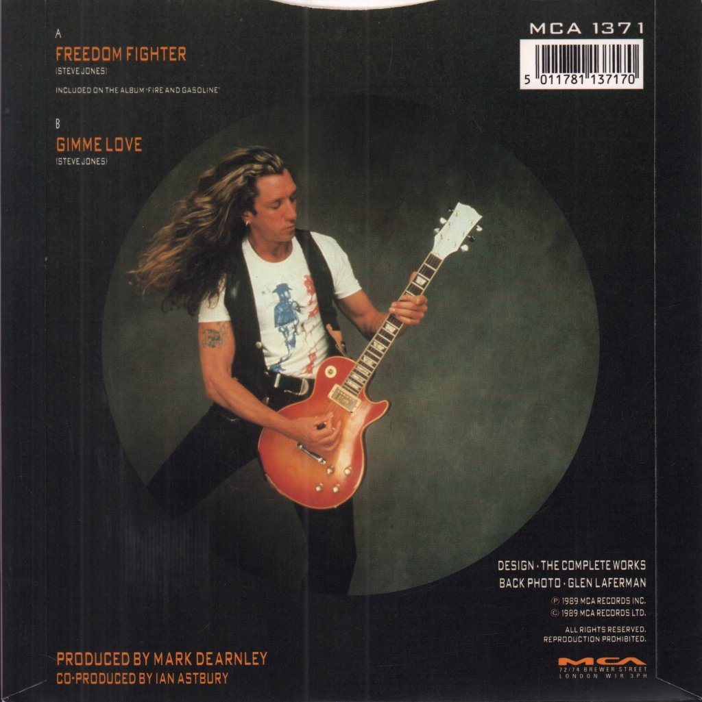 Steve Jones - Freedom Fighter - 7 Inch
