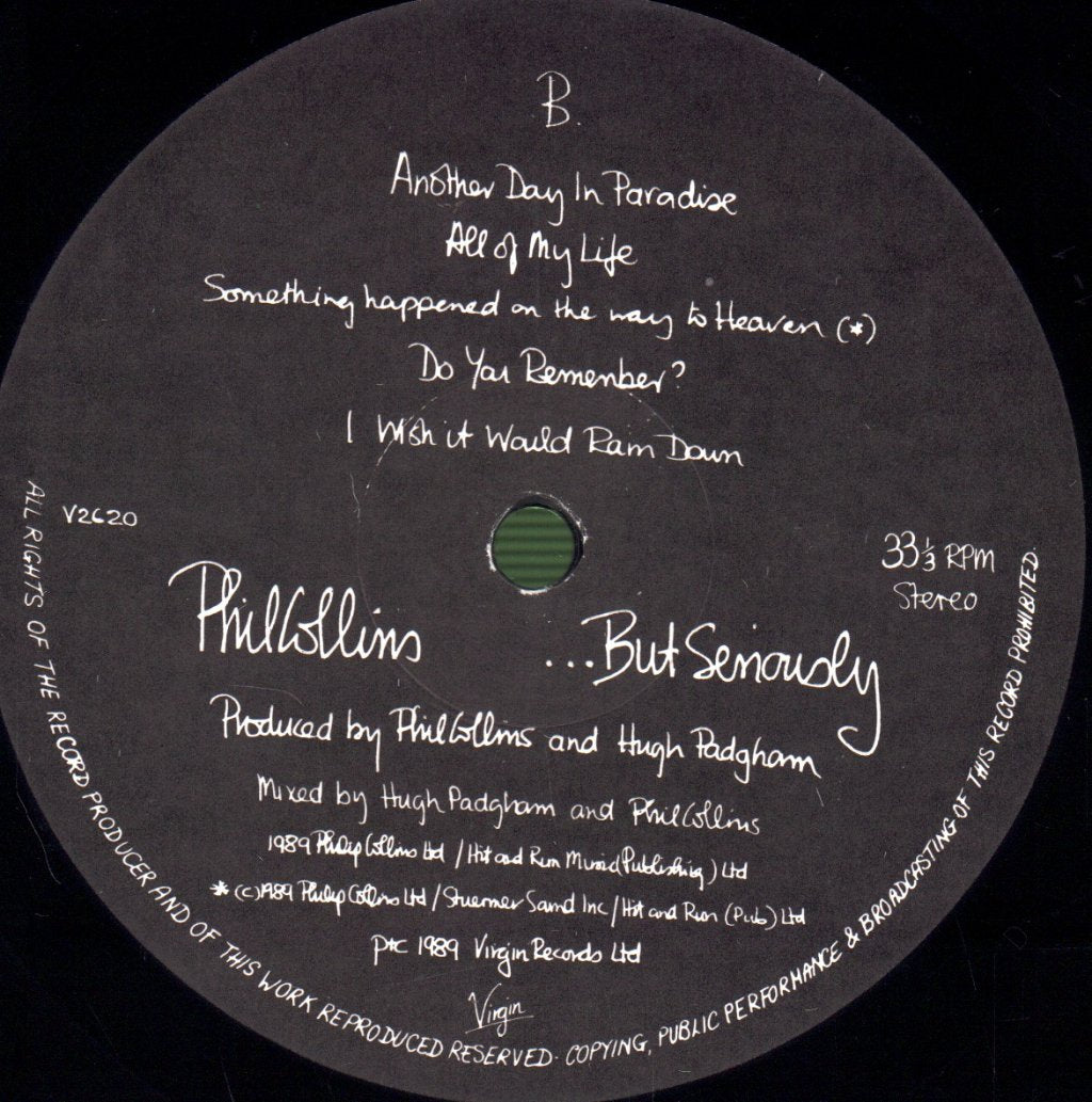 Phil Collins - But Seriously - Lp