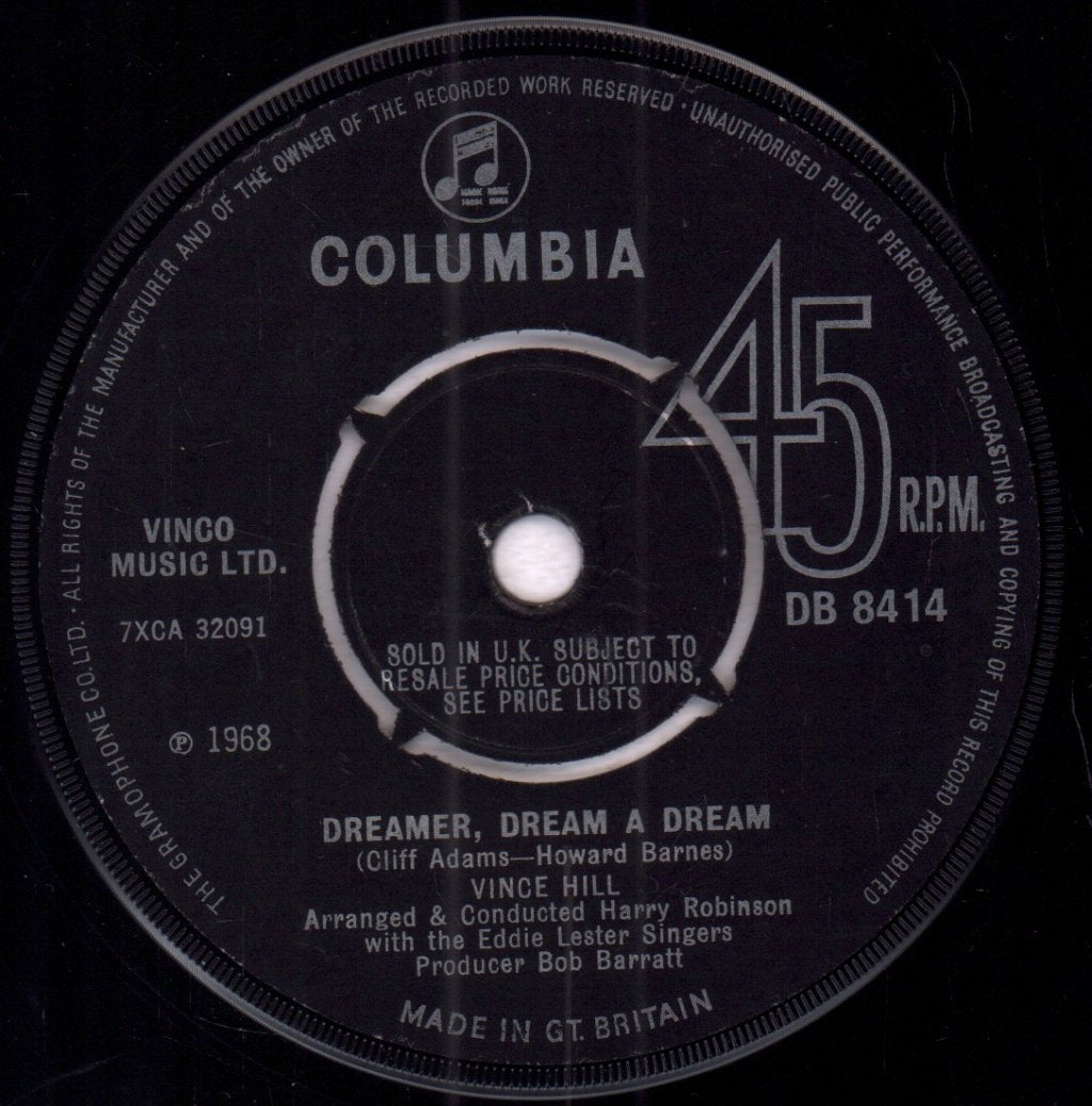 Vince Hill - Importance Of Your Love - 7 Inch