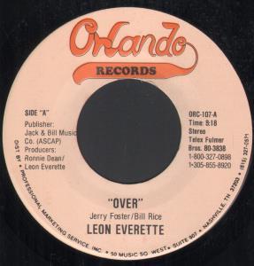 Leon Everette - Over - 7 Inch