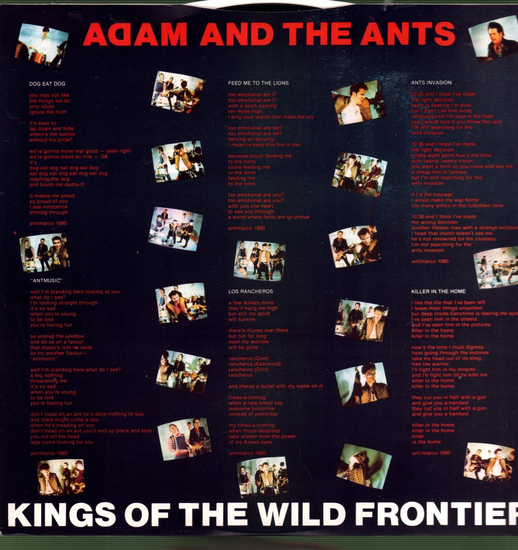 Adam And The Ants - Kings Of The Wild Frontier - Lp