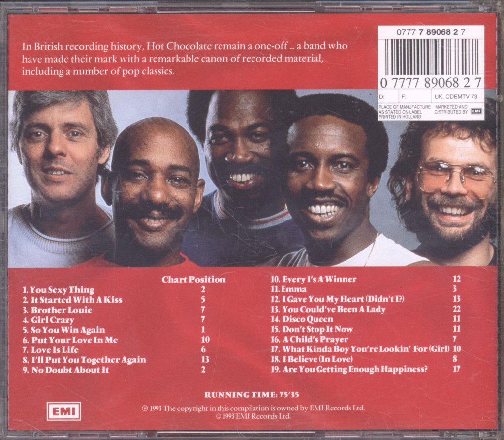 Hot Chocolate - Their Greatest Hits - Cd