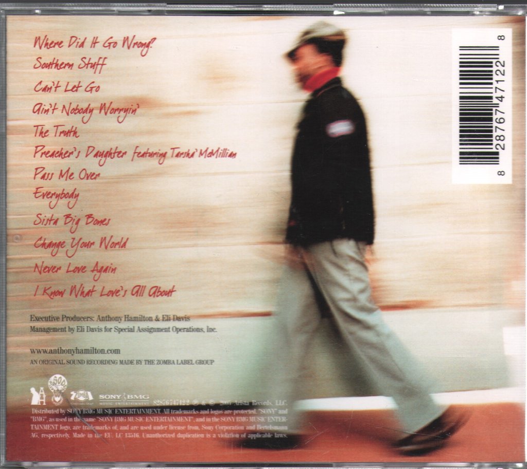 Anthony Hamilton - Ain't Nobody Worryin' - Cd