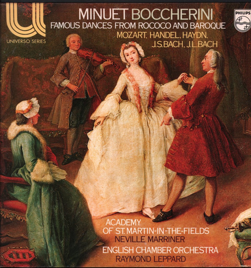 Neville Marriner / Academy Of St. Martin-in-the-Fields / Raymond Leppard / English Chamber Orchestra - Famous Dances From Rococo And Baroque - Lp