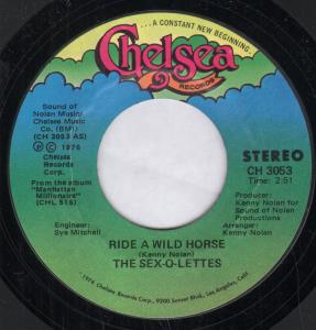Sex O Lettes - Ride A Wild Horse - 7 Inch