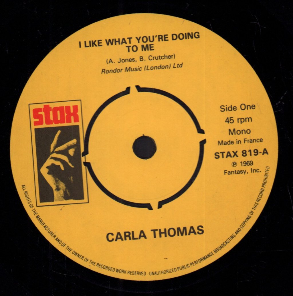 Carla Thomas - I Like What You're Doing (To Me) - 7 Inch