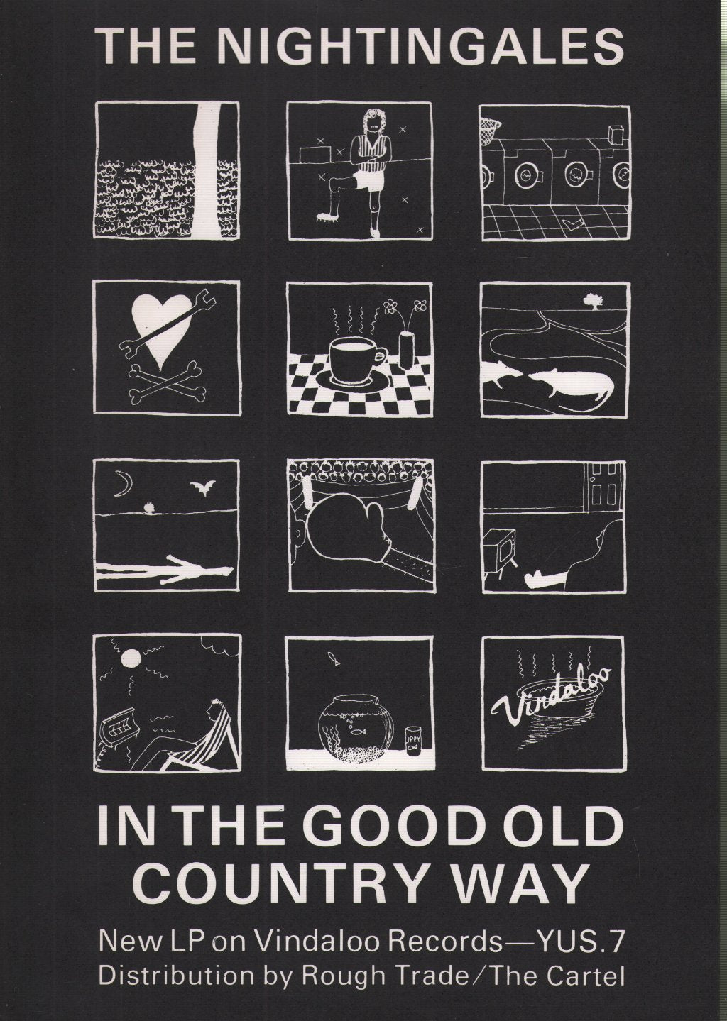 Nightingales (Uk Group) - In The Good Old Country Way - Flyer