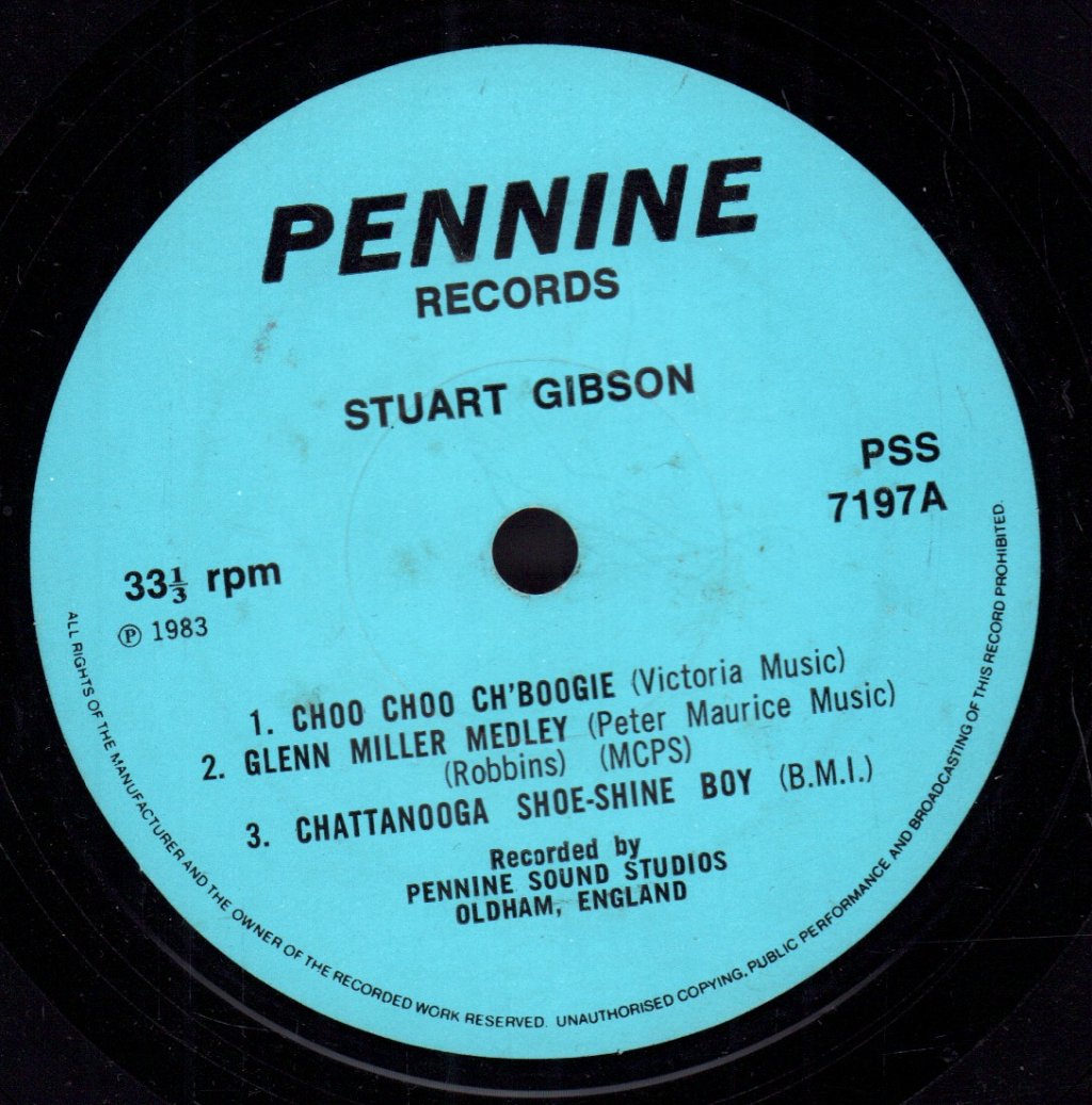 Stuart Gibson - Choo Choo Ch'Boogie - 7 Inch