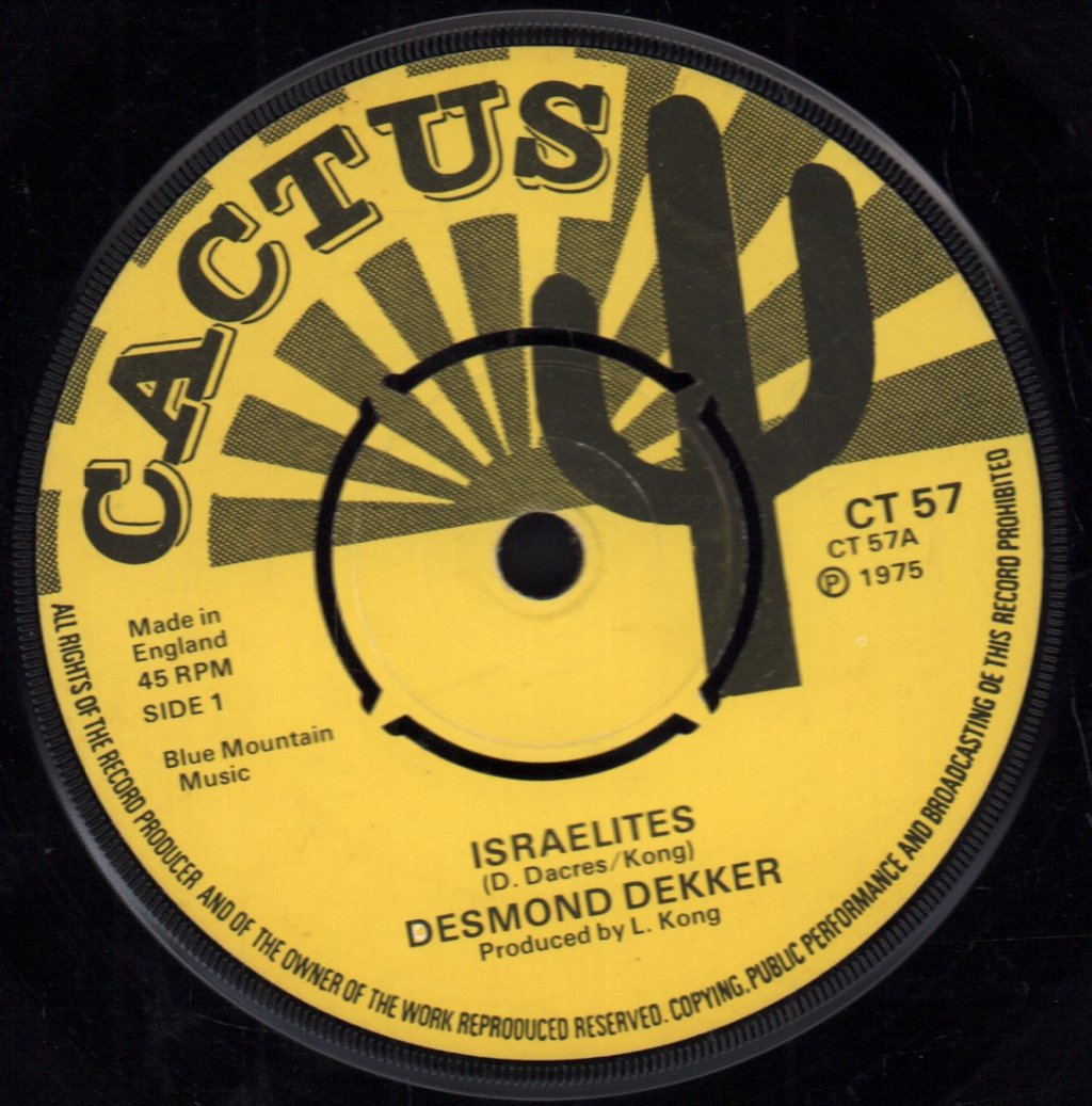 Desmond Dekker - Israelites - 7 Inch