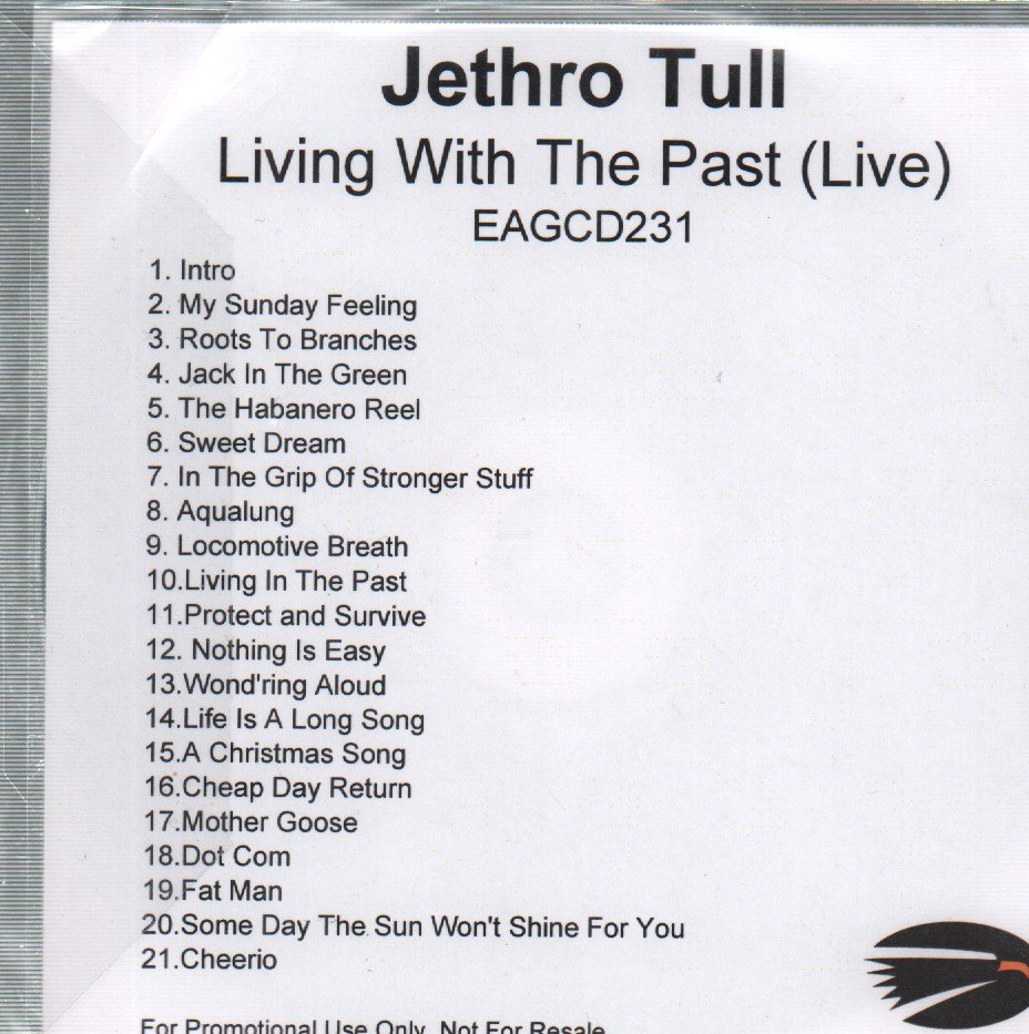 Jethro Tull - Living With The Past - Cdr