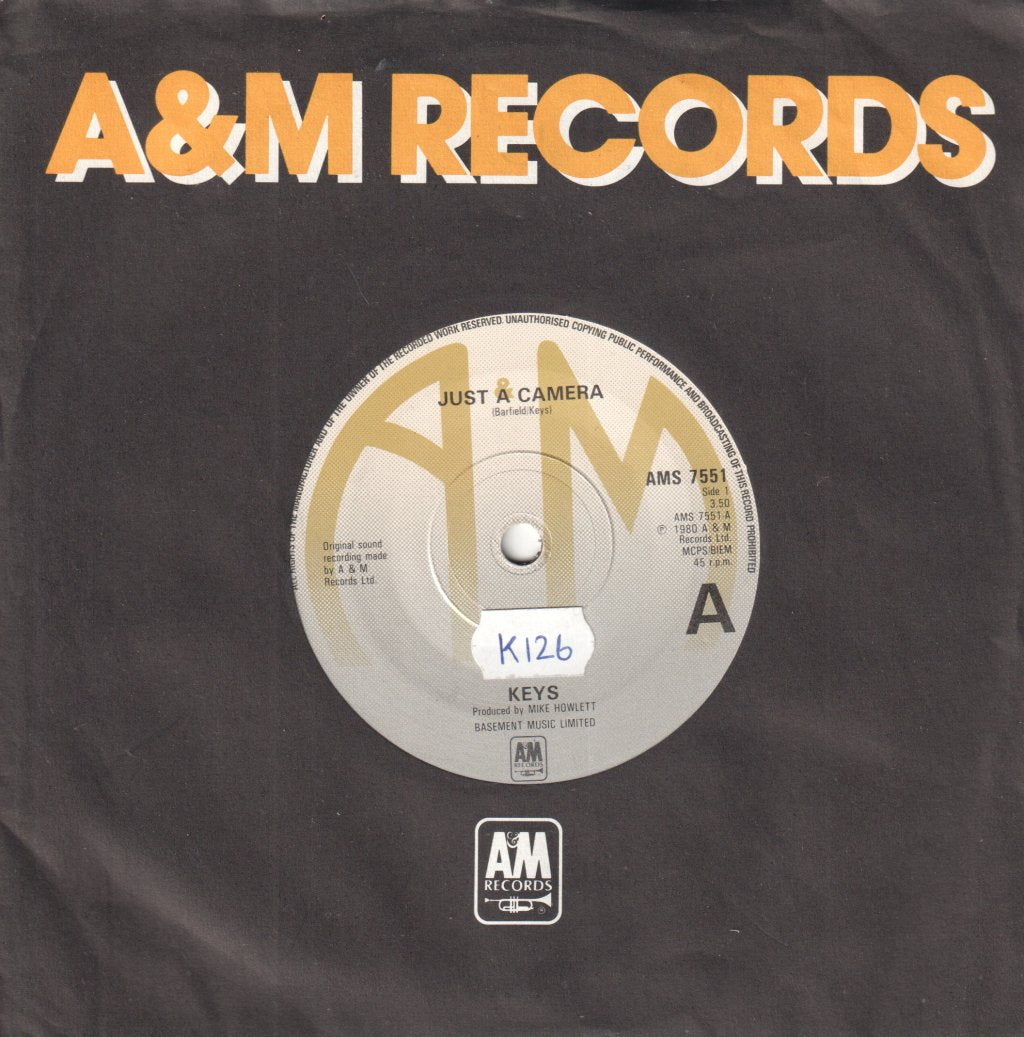 Keys (80'S Group) - Just A Camera - 7 Inch