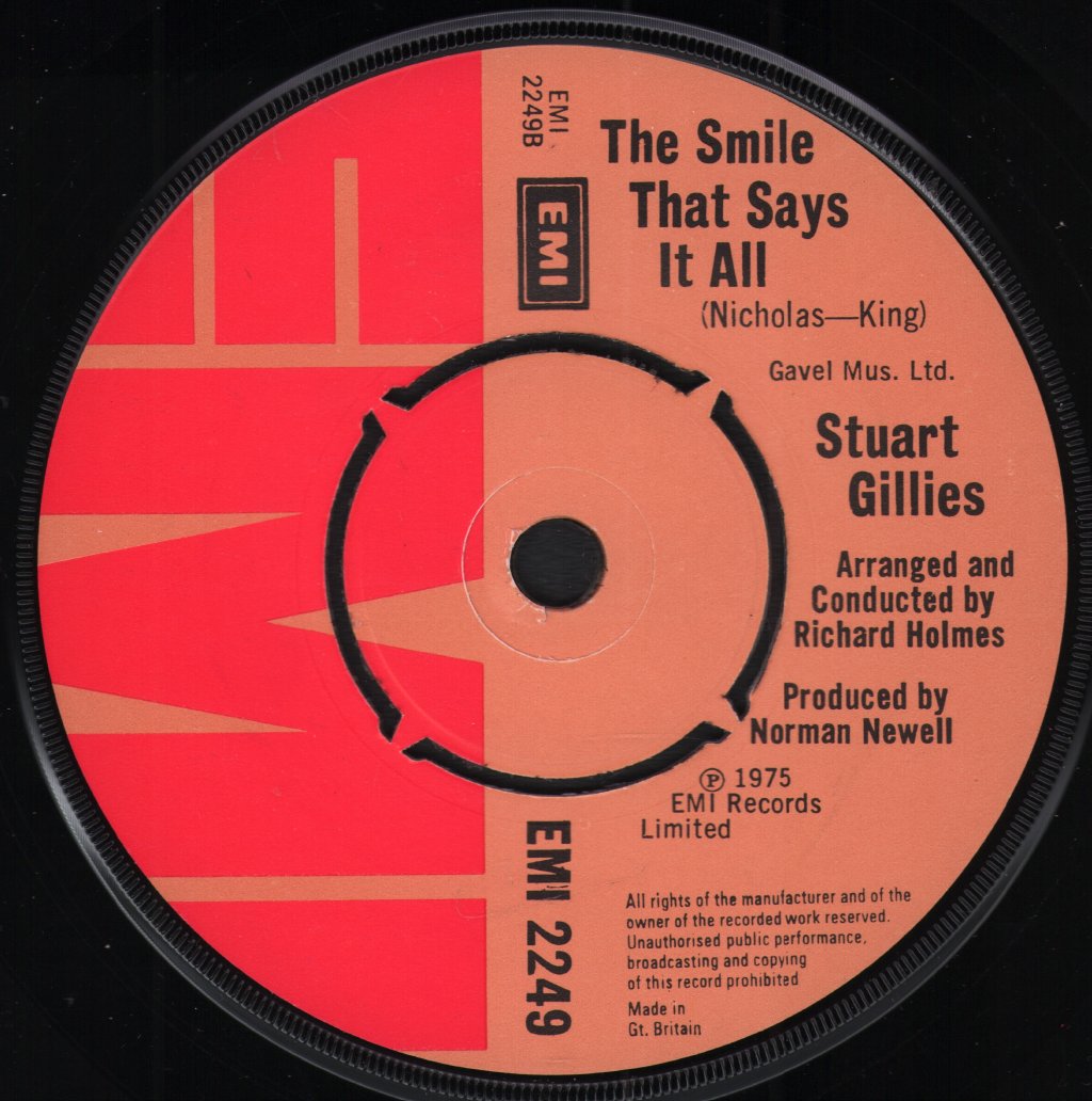 Stuart Gillies - Now That Summer's Gone - 7 Inch