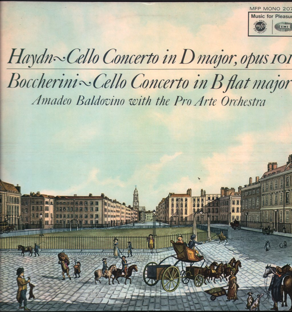 Amadeo Baldovino / Pro Arte Orchestra - Haydn - Cello Concerto in D Major, Opus 101 / Boccherini - Cello Concerto in B Flat Major - Lp