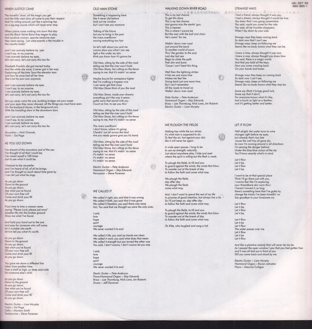 Black Velvet Band - When Justice Came - Lp