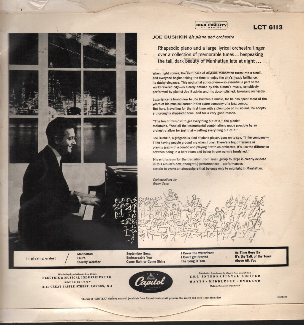 Joe Bushkin - Midnight Rhapsody - Lp