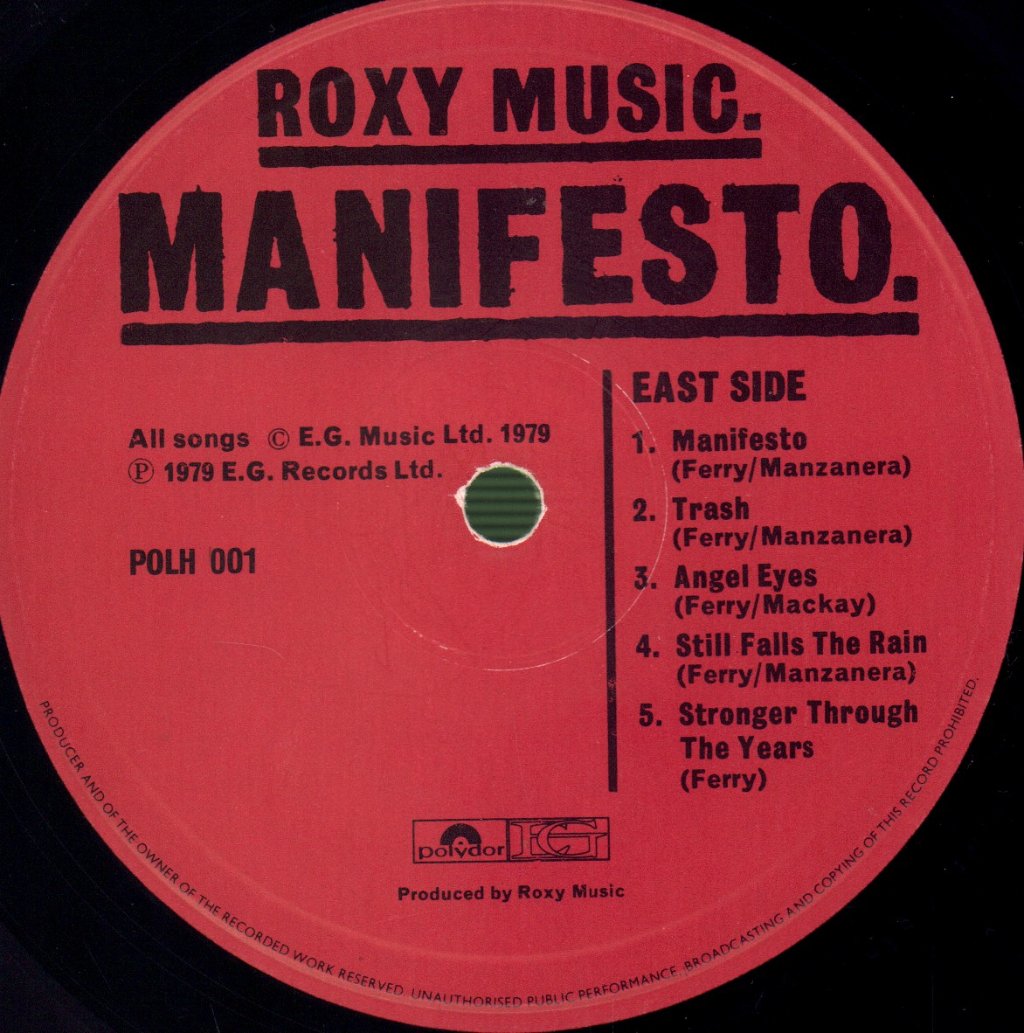 Roxy Music - Manifesto - Lp