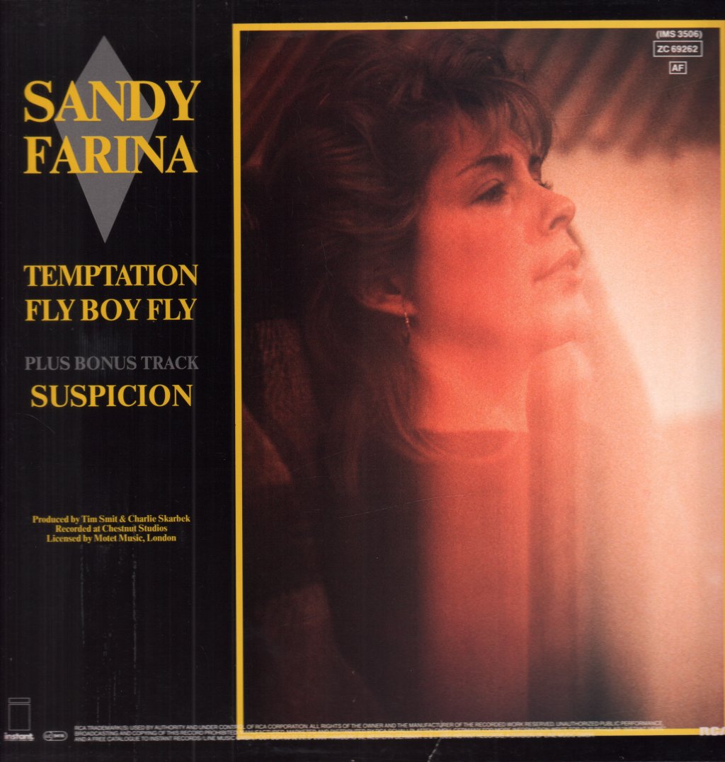 Sandy Farina - Temptation - 12 Inch