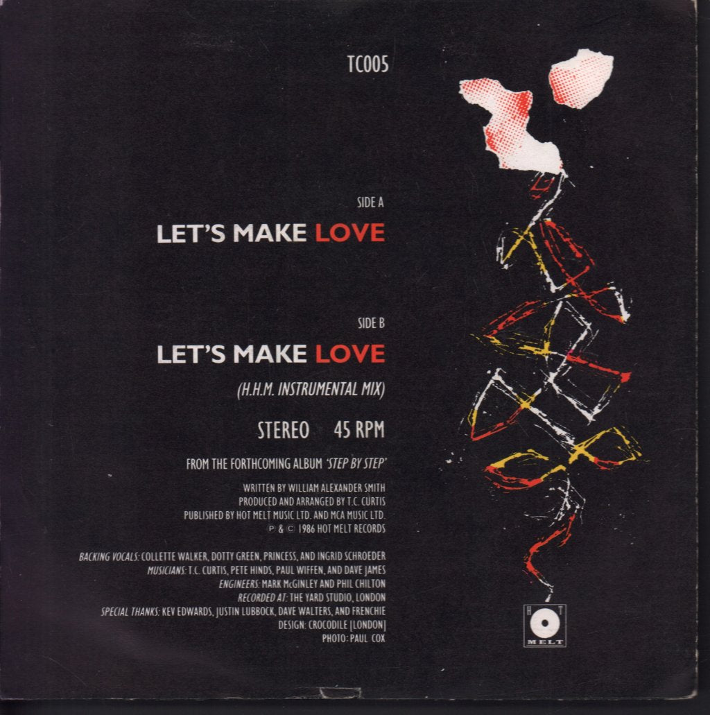 T.c. Curtis - Let's Make Love - 7 Inch
