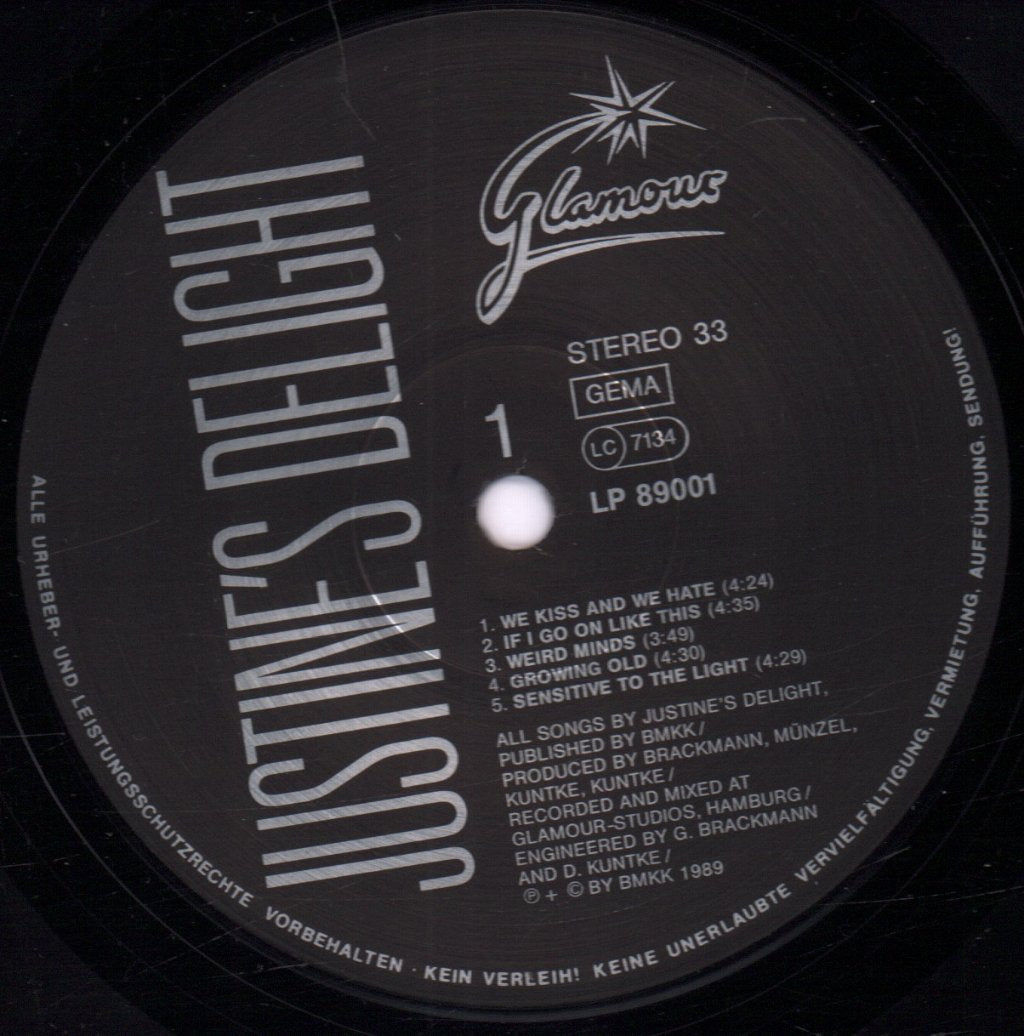 Justine's Delight - We Kiss And We Hate - Lp