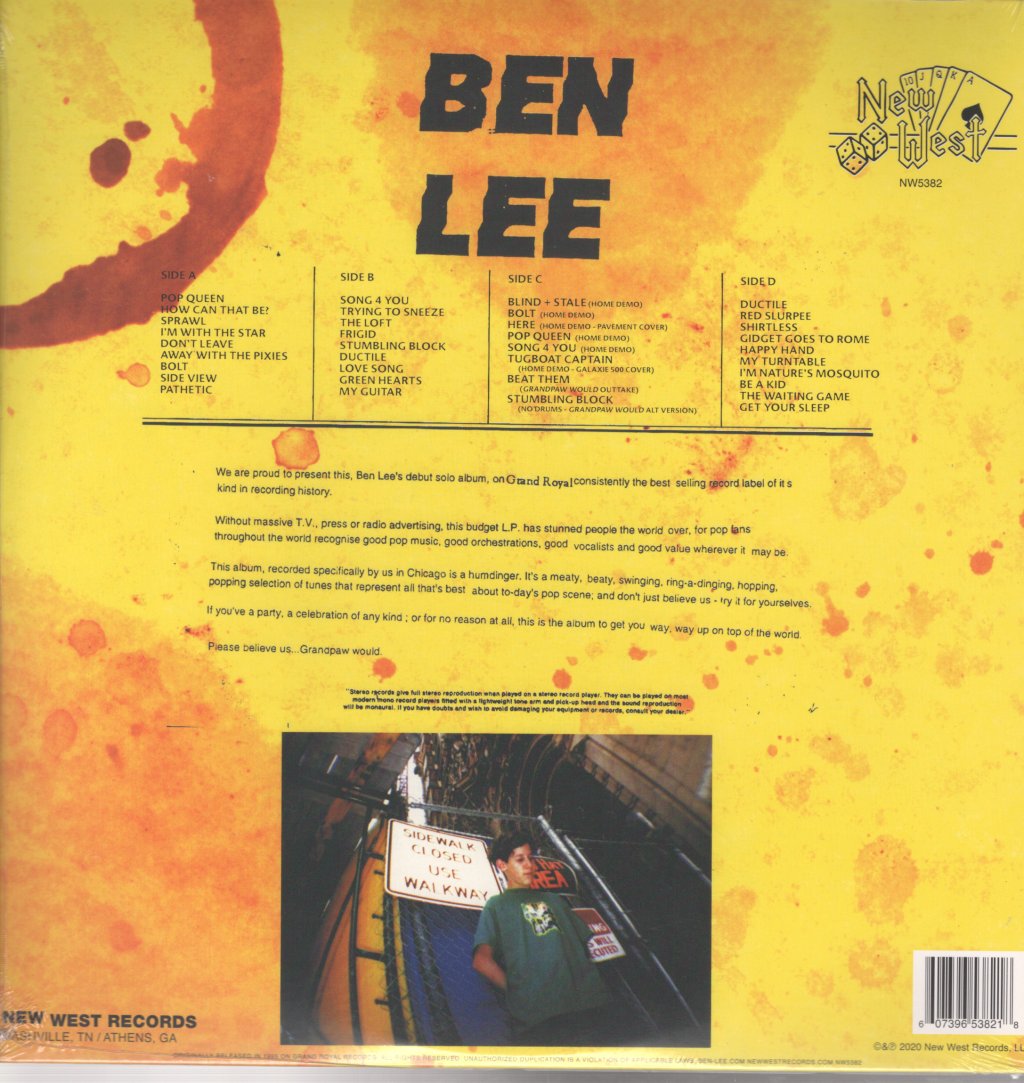 Ben Lee - Grandpaw Would (25th Anniversary Deluxe Edition) (RSD2020 DROP 1) - Double Lp