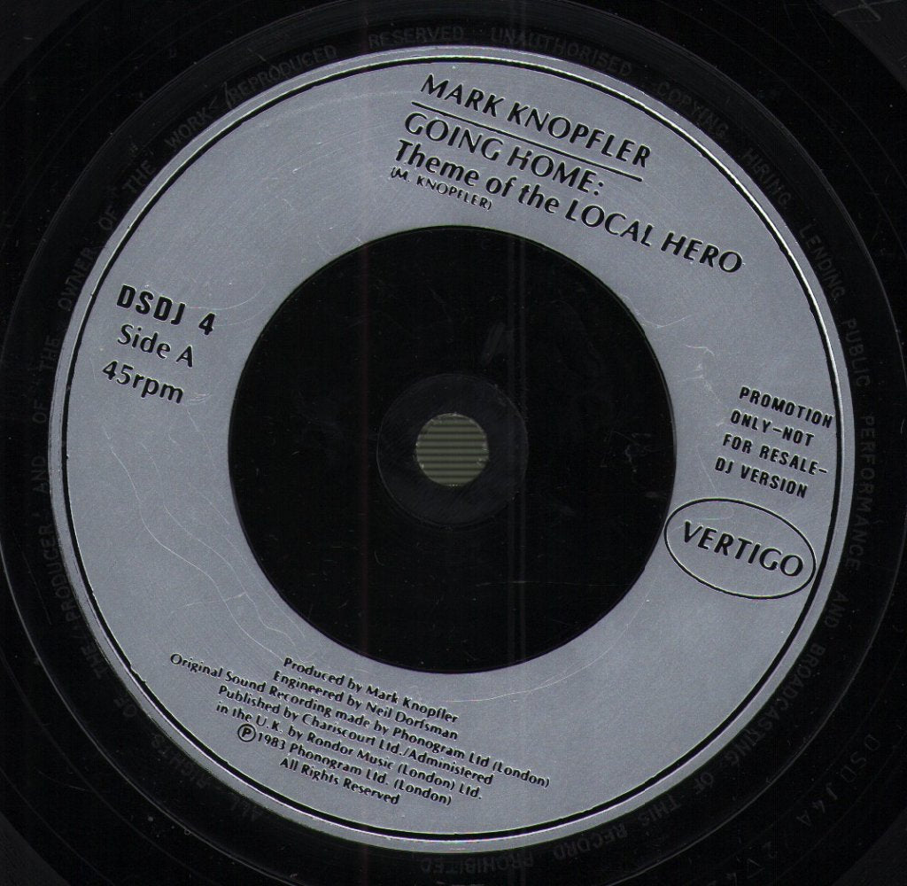 Mark Knopfler - Going Home - 7 Inch