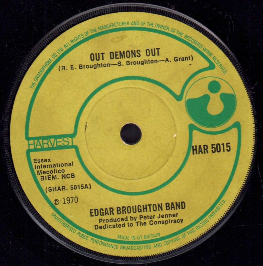 Edgar Broughton Band - Out Demons Out - 7 Inch