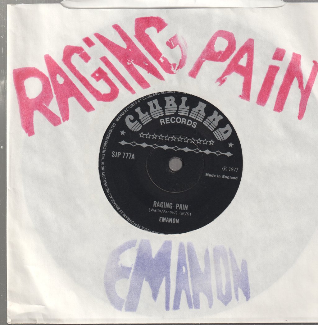 Emanon - Raging Pain - 7 Inch