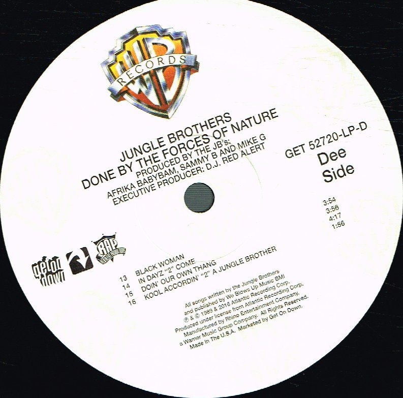 Jungle Brothers - Done By The Forces Of Nature - Double Lp