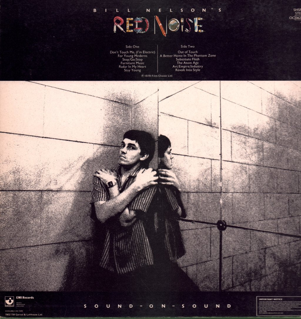Bill Nelson's Red Noise - Sound On Sound - Lp