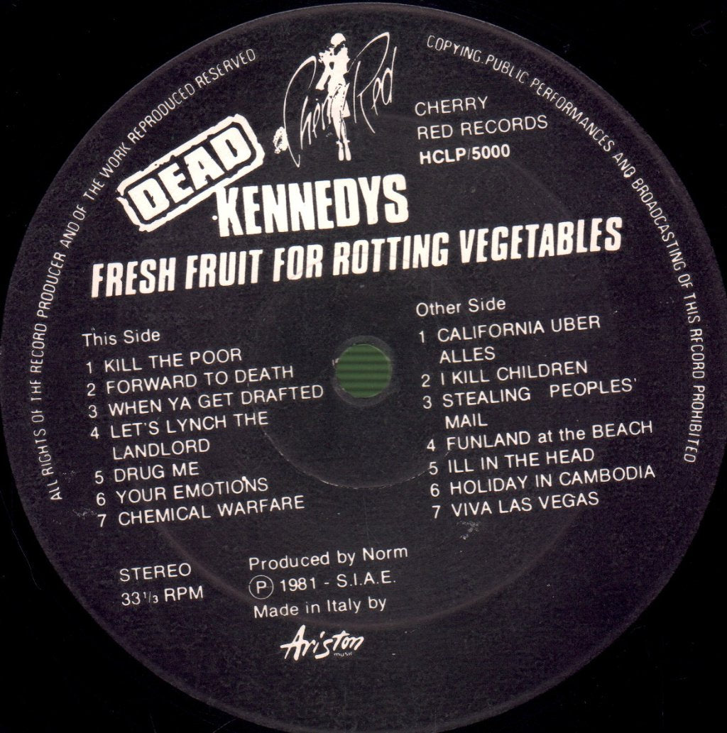 Dead Kennedys - Fresh Fruit For Rotting Vegetables - Lp